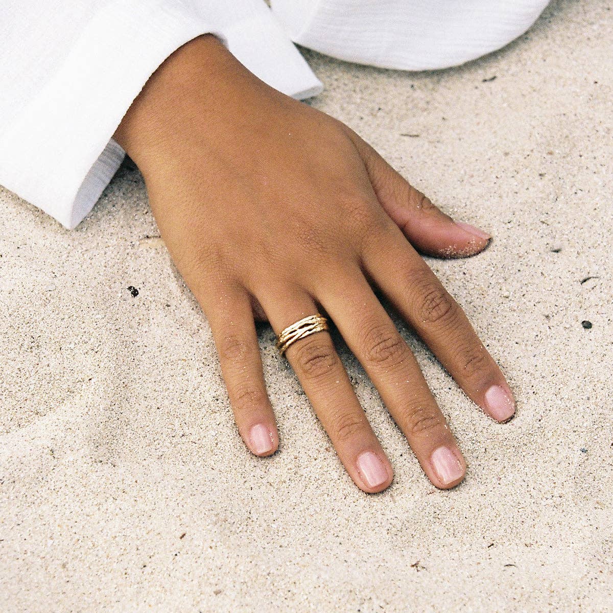 Coral Ring | Jewelry Gold Gift Waterproof