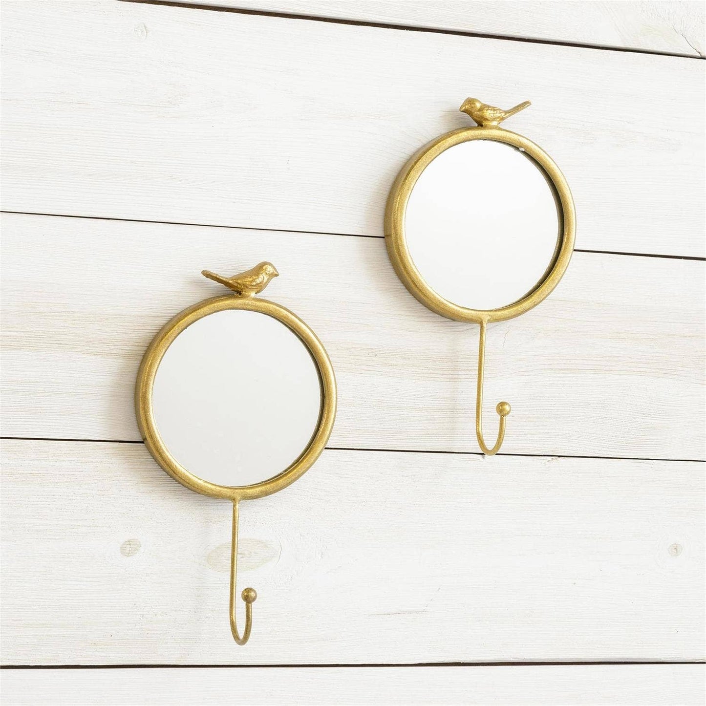 Gold Bird Mirrors with Hook