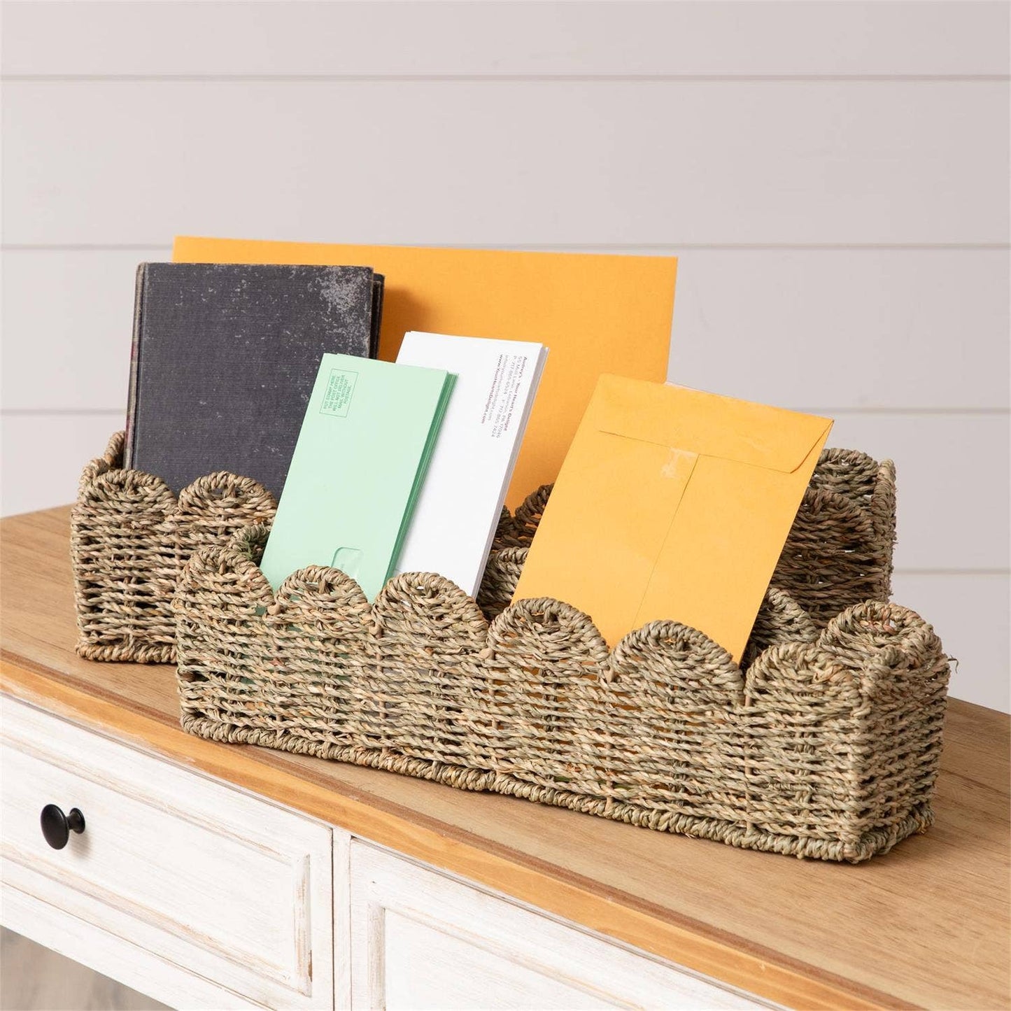 Scalloped Edge Seagrass Basket