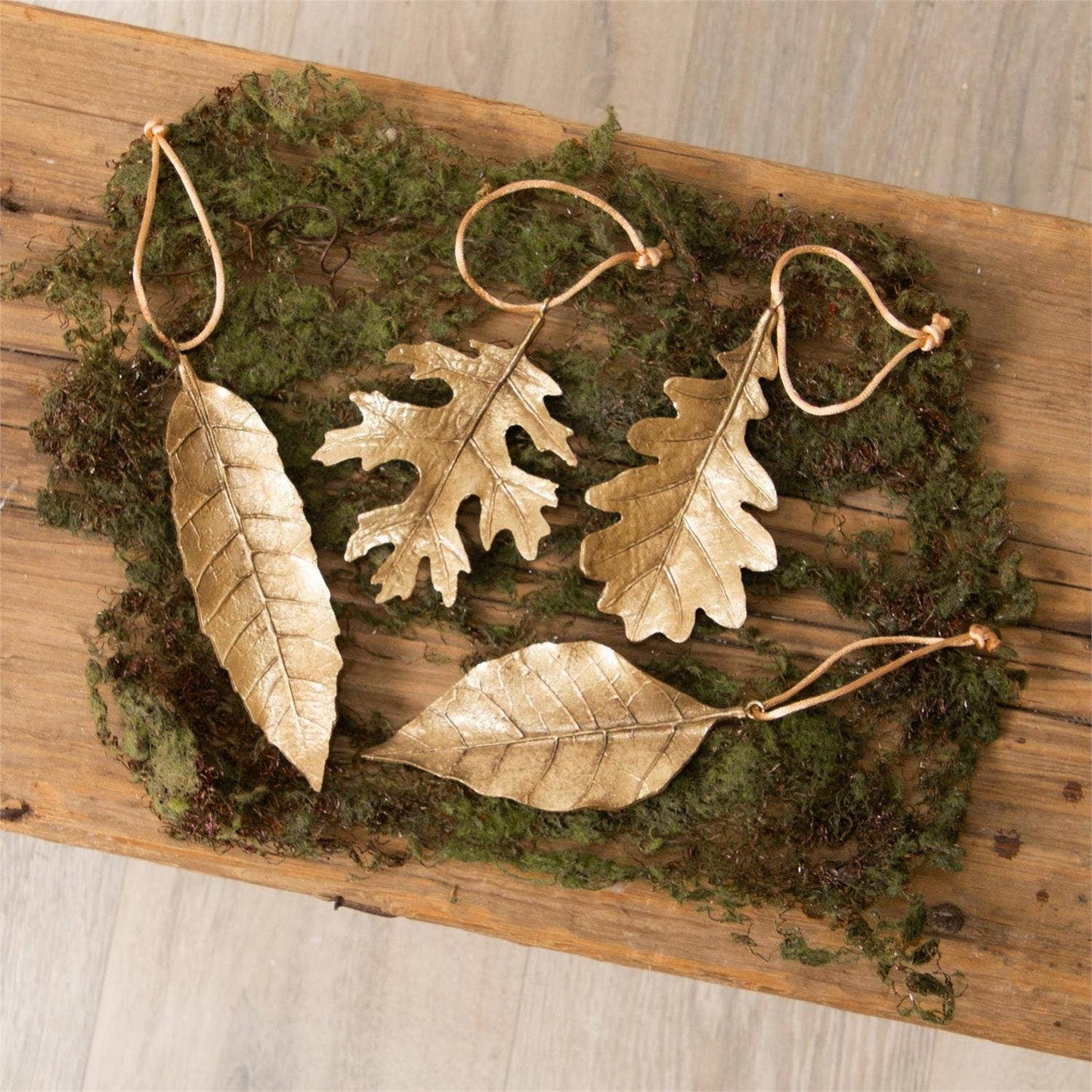 Leaf Ornament - Gold Finish