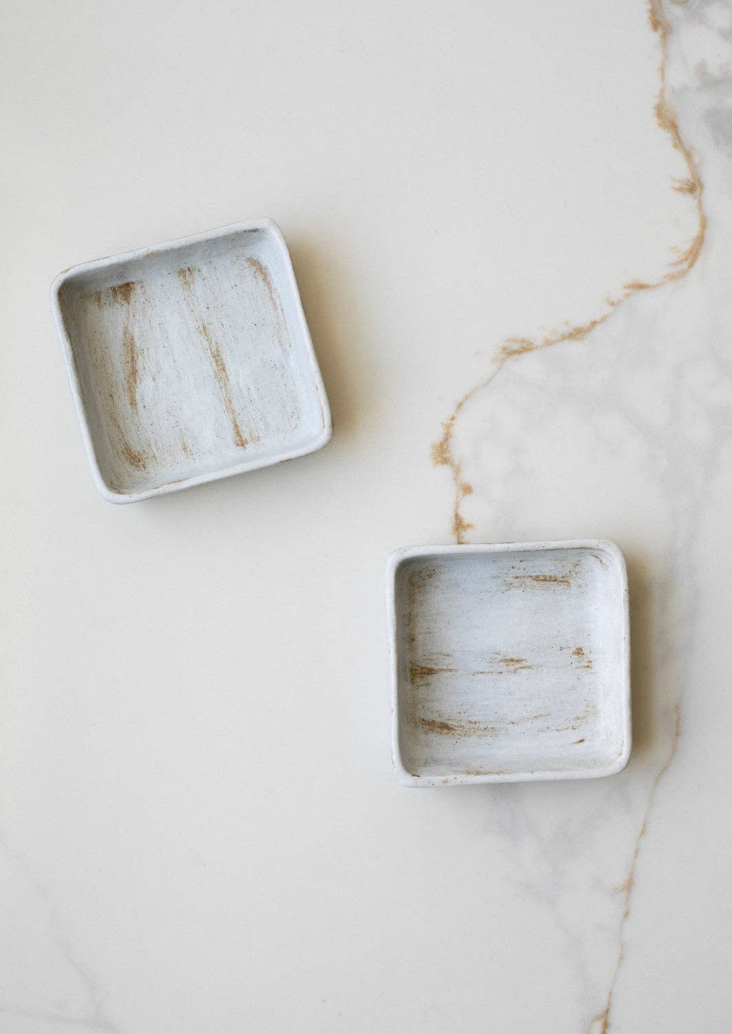 White Square Small Tray