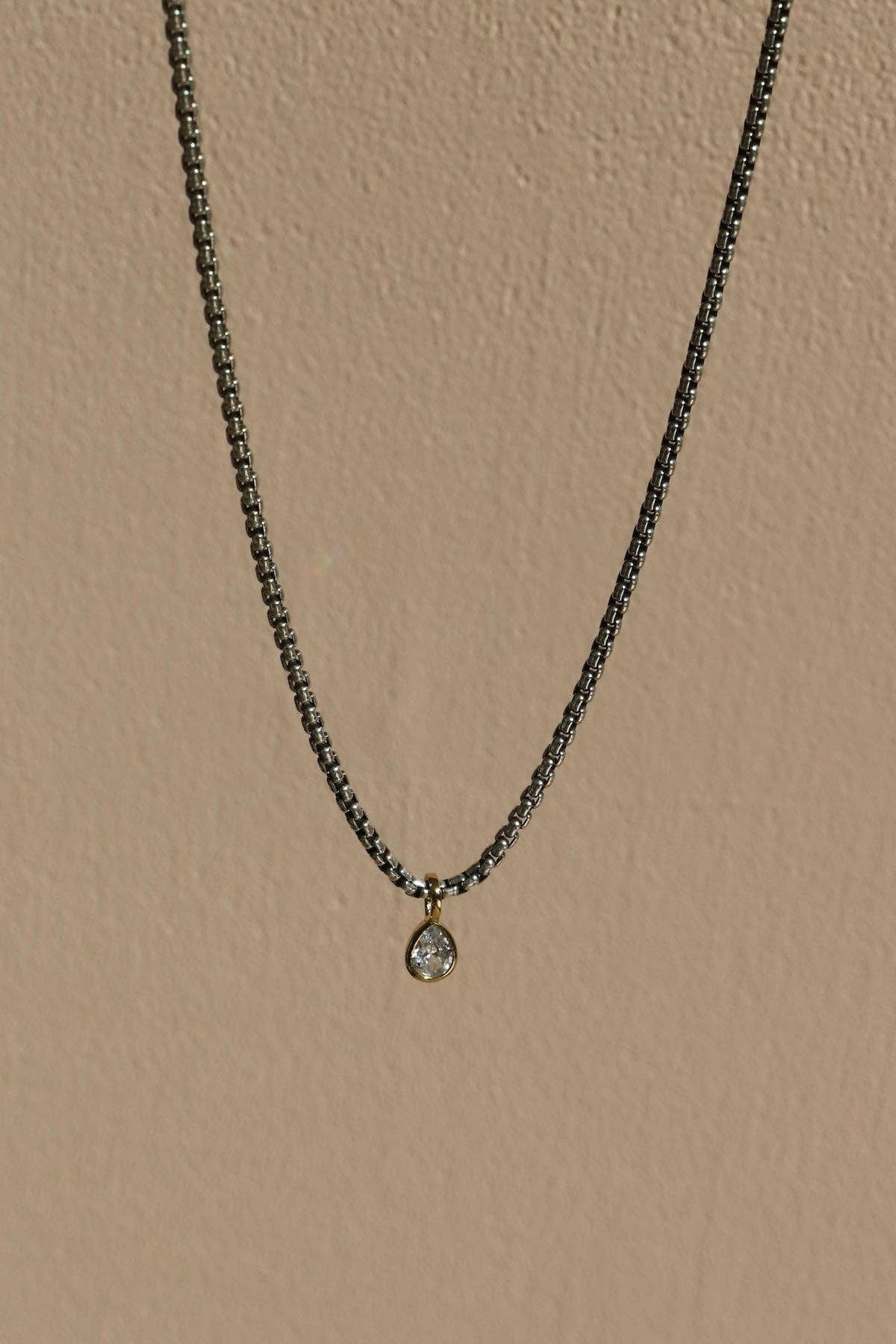 THE SLOANE NECKLACE-MIXED METAL