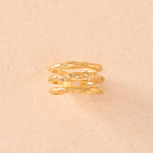 Iris Ring | Jewelry Gold Gift Waterproof
