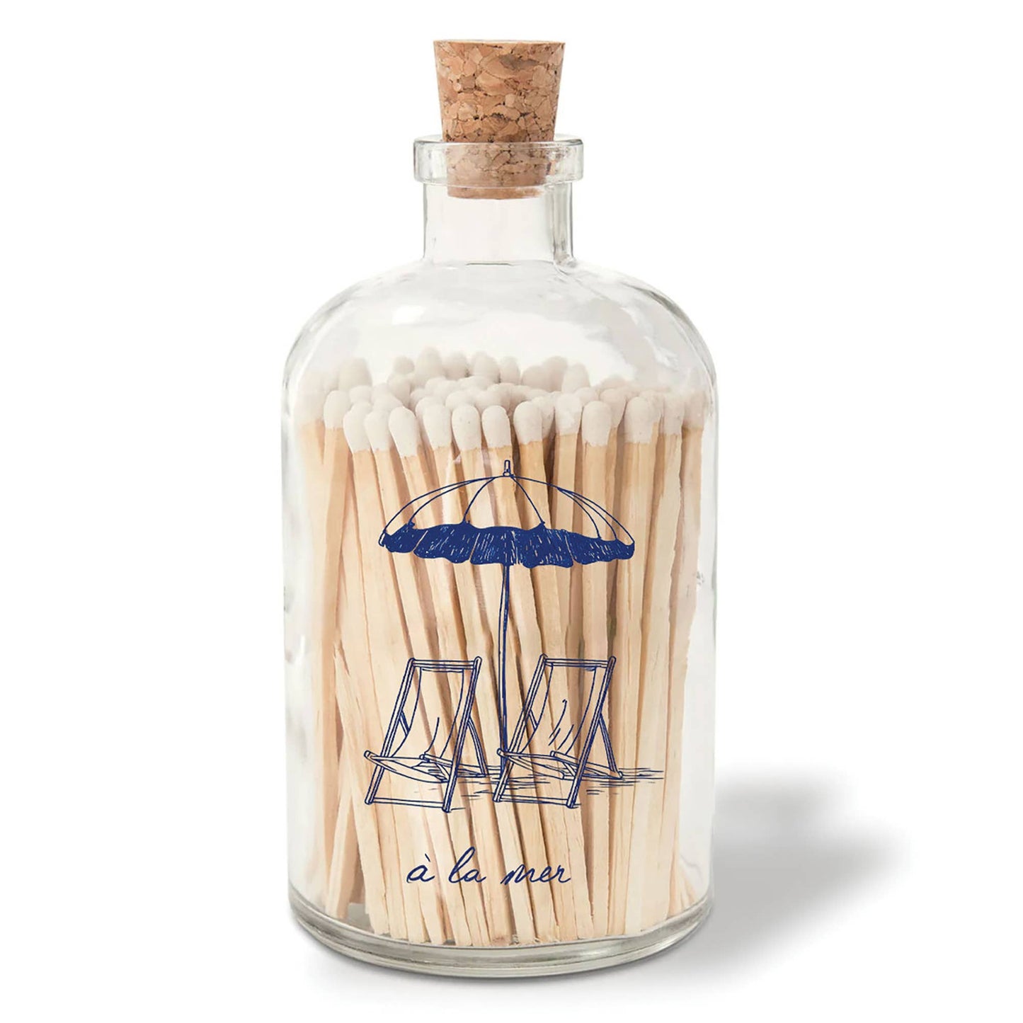 Apothecary Match Bottle, A la mer