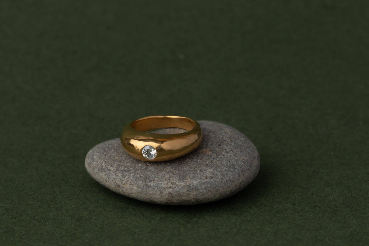 Halo Solitaire Ring