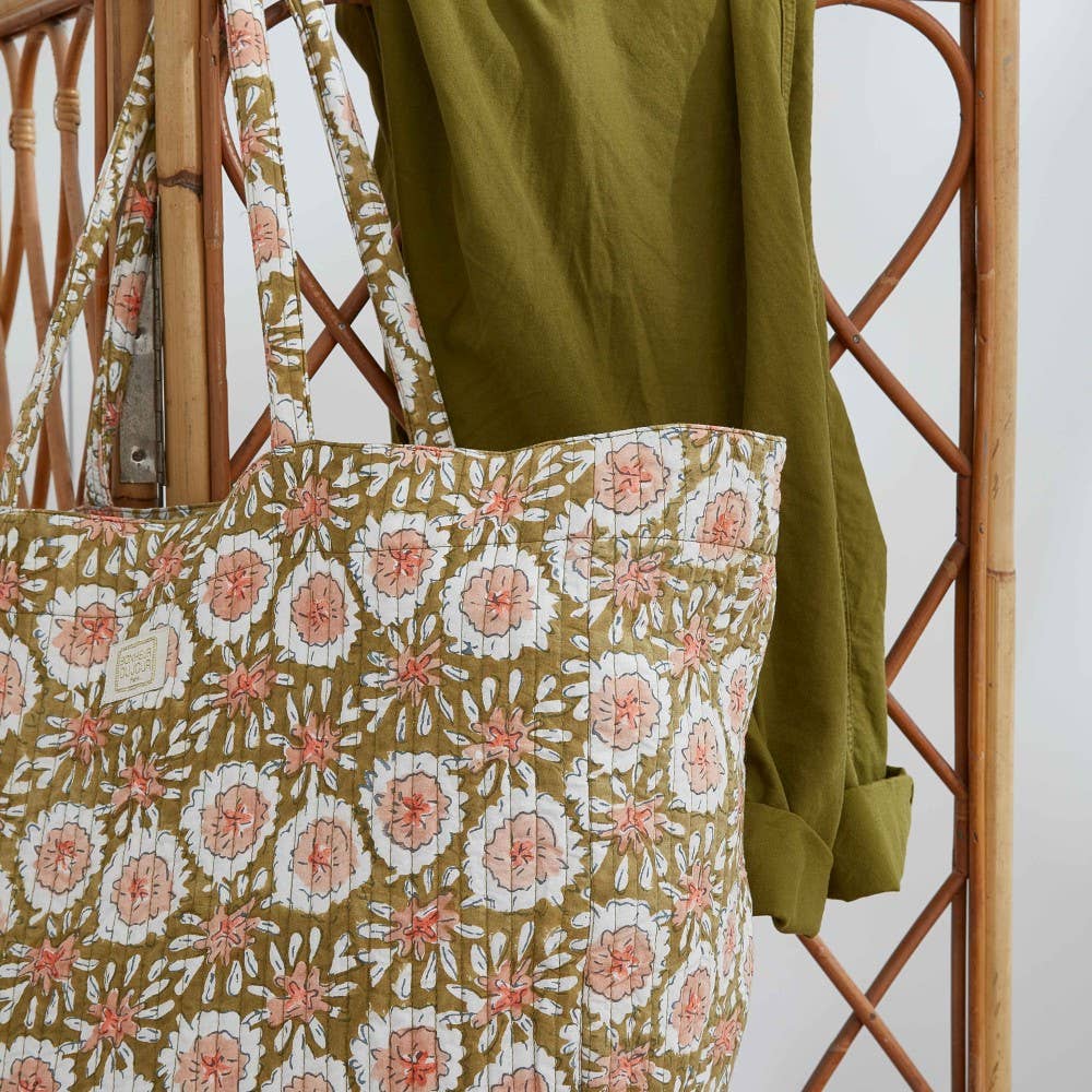 Trotter Bag - Margotte Olive Beach Bag