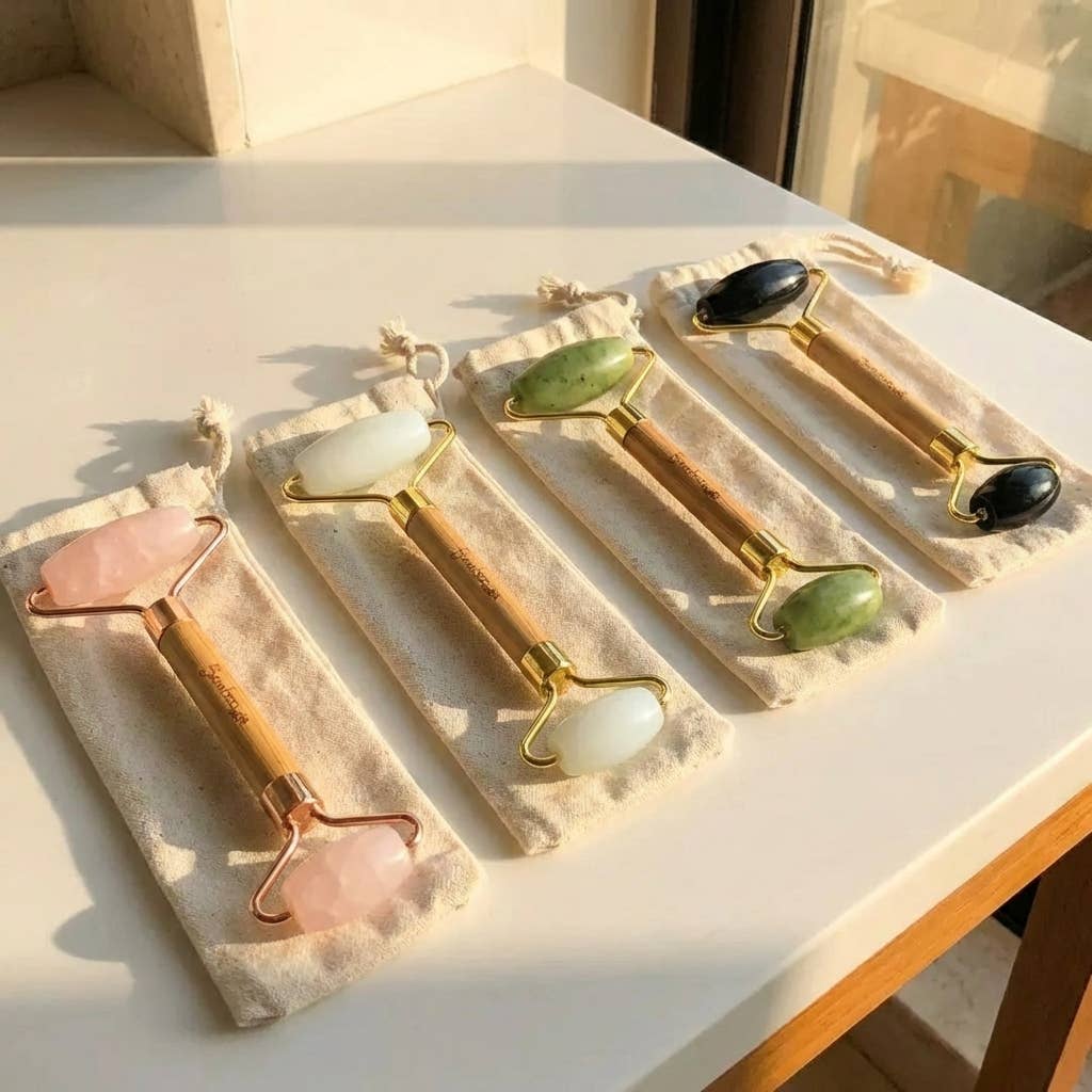Bamboo Facial Massage Roller | Self Care | Earth Day Best