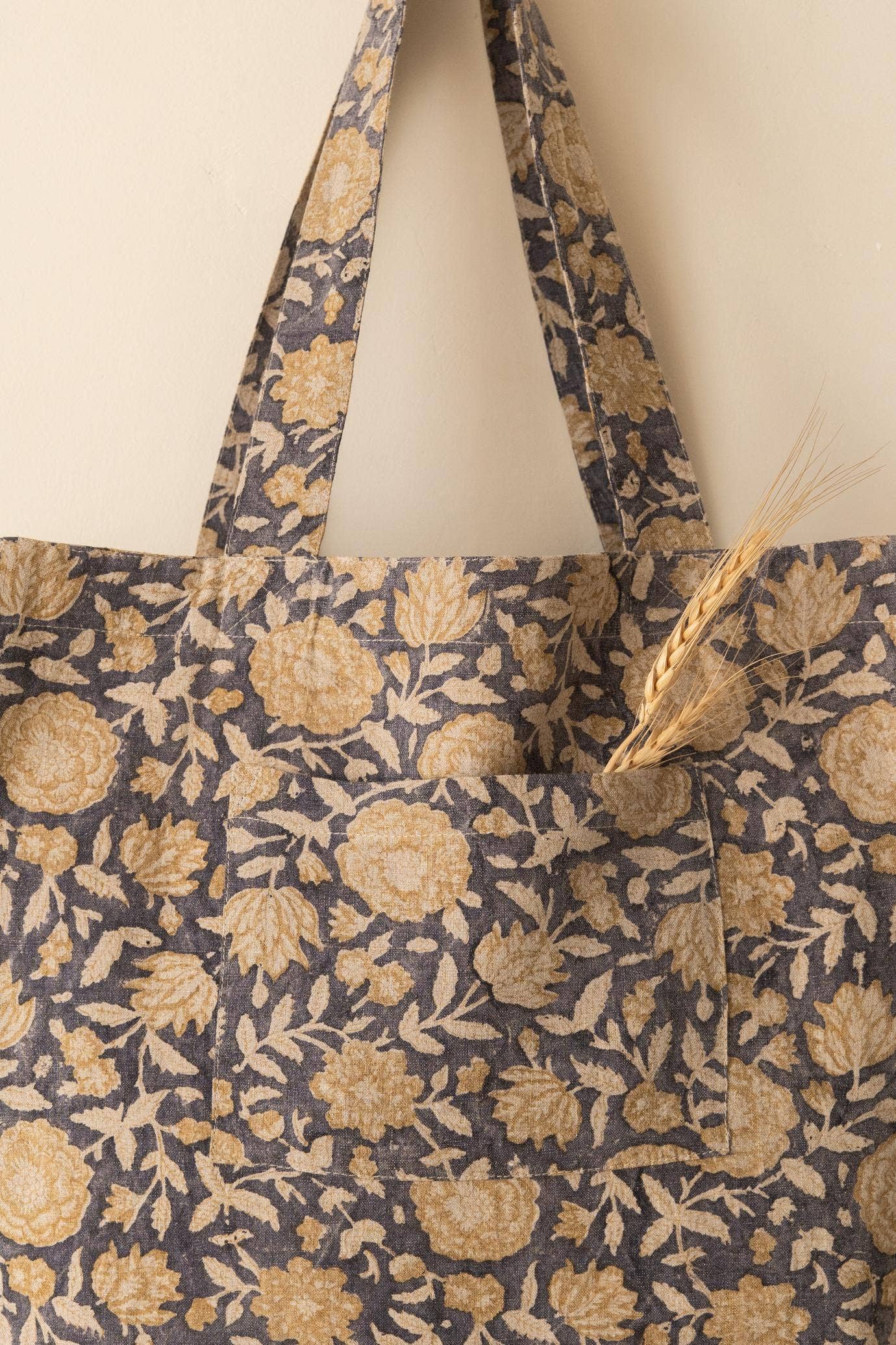 Linen Riva Tote Bag