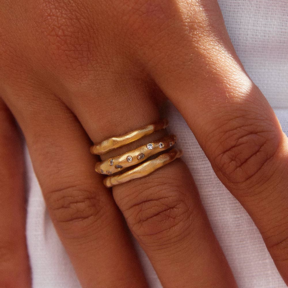 Iris Ring | Jewelry Gold Gift Waterproof