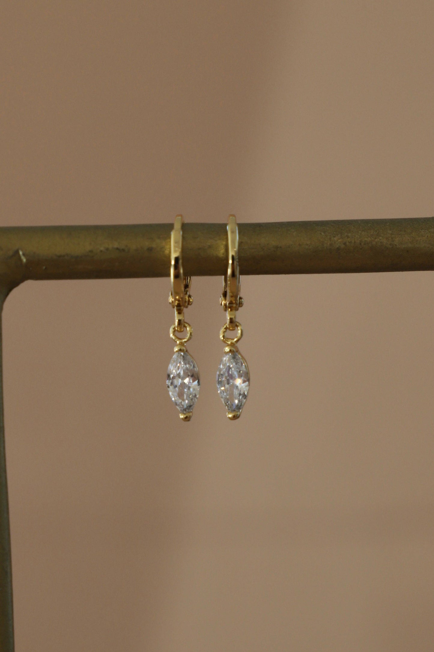 MARQUISE CZ DROP HUGGIES