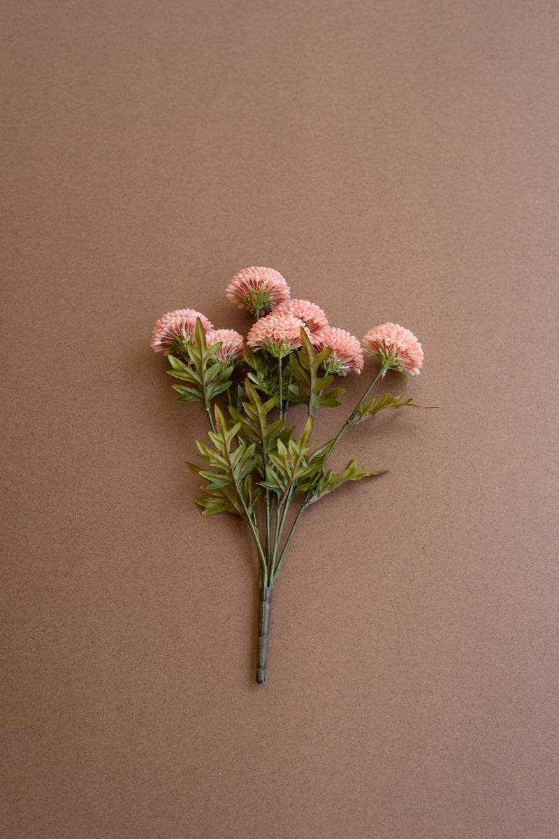 BUNDLE OF SEVEN  ARTIFICIAL DALHIAS - LIGHT PINK