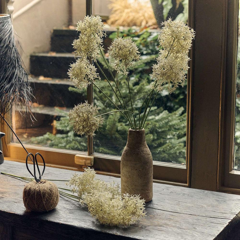 ARTIFICIAL ALLIUM CREAM BUNCH AA-H3-043