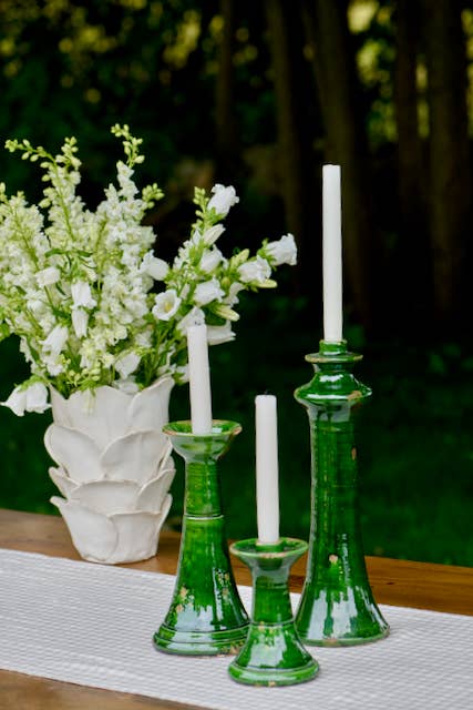 Taza Ceramic Candlesticks
