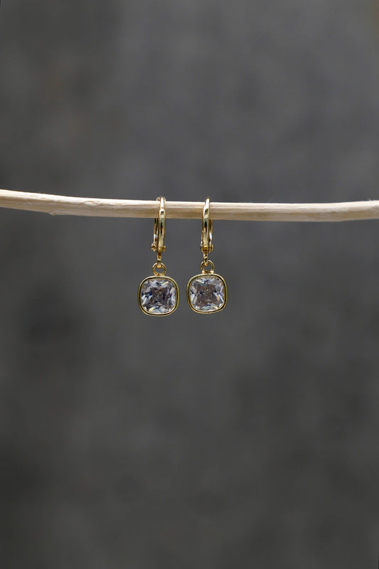 ISLA SQUARE DROP EARRINGS