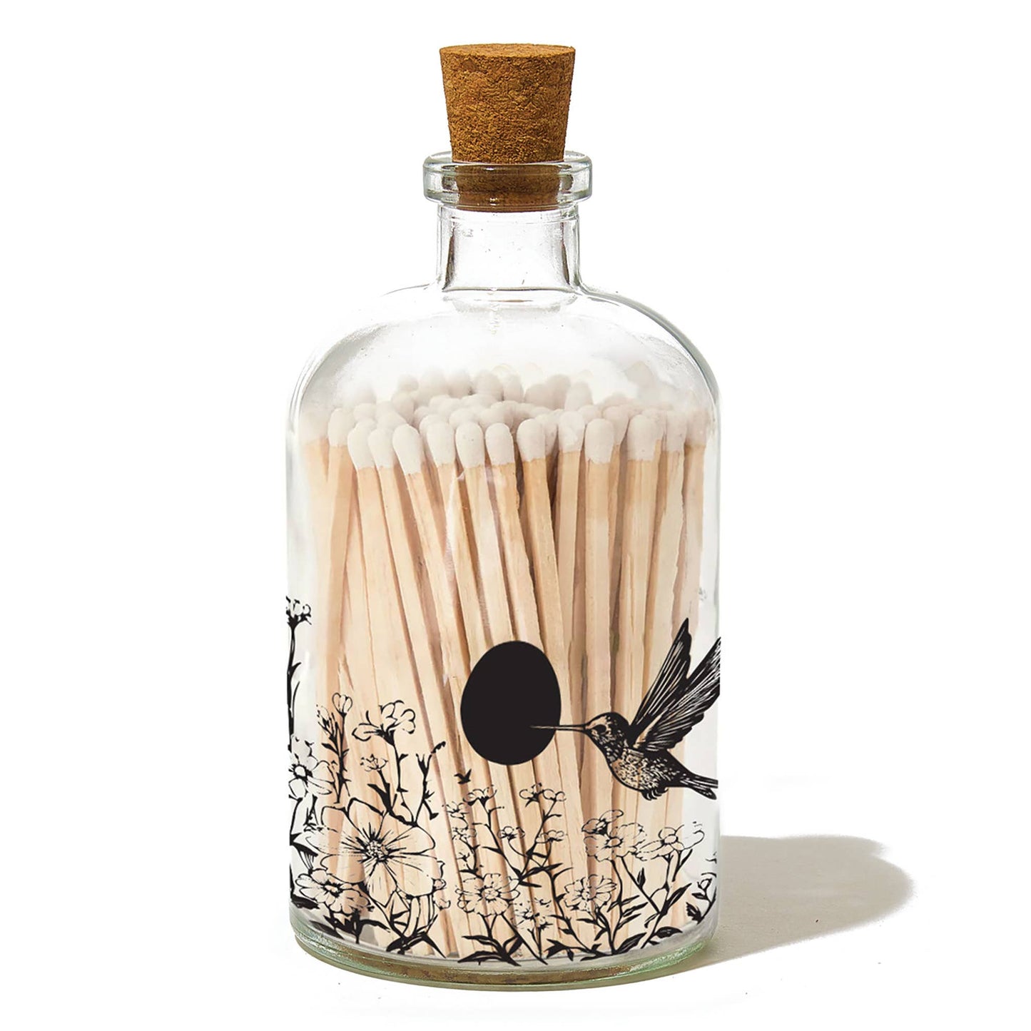 Apothecary Match Bottle, Hummingbird