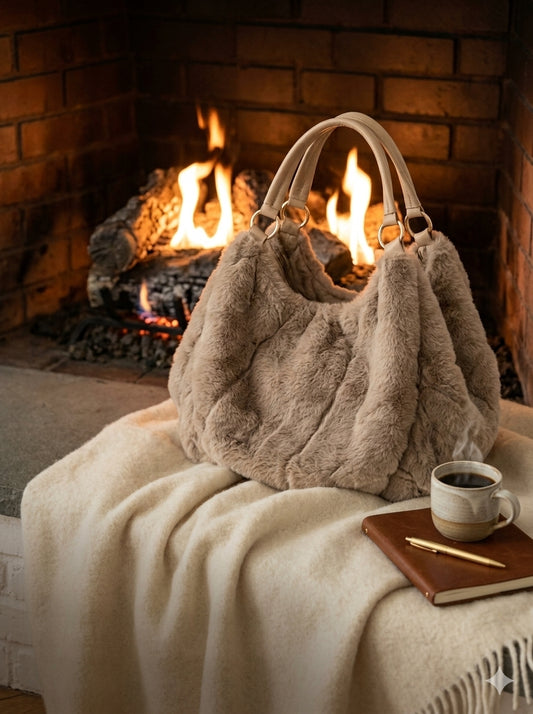 Faux Fur Tote Bag